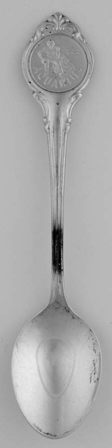 Zodiac Sterling Spoons Aquarius - No Box by Franklin Mint-1