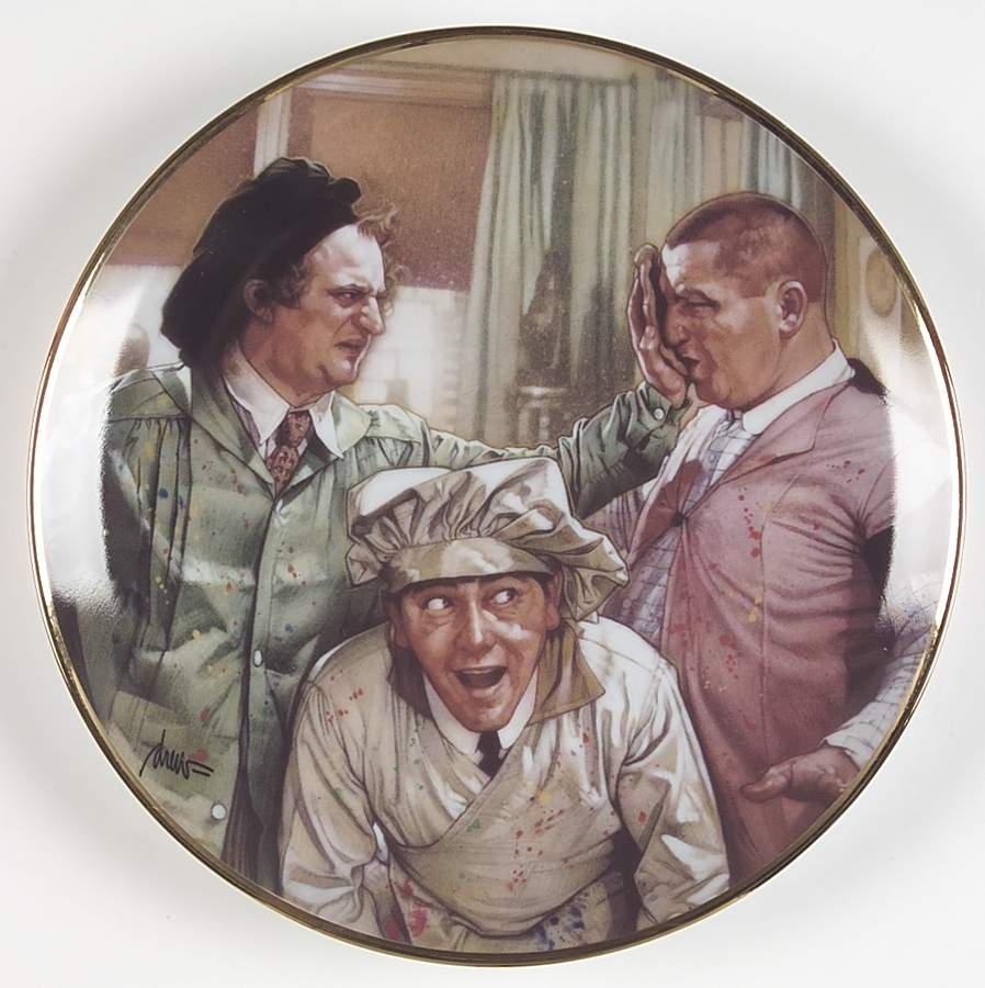 The Three Stooges Pop Art - No Box by Franklin Mint-1