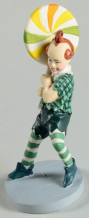 Wizard of Oz Portrait Sculptures Lollipop Guild Boy - No Box by Franklin Mint-1