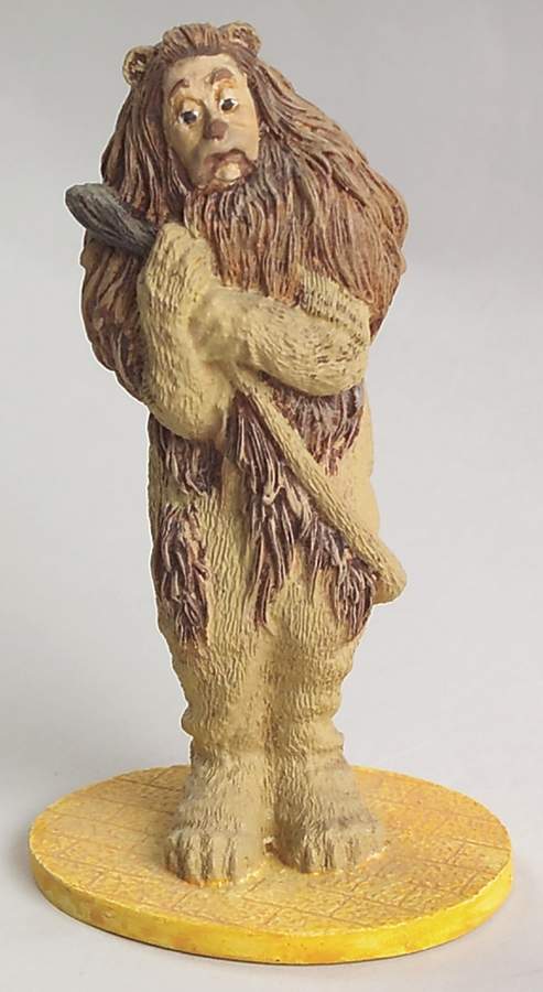Wizard of Oz Portrait Sculptures Cowardly Lion - No Box by Franklin Mint-1