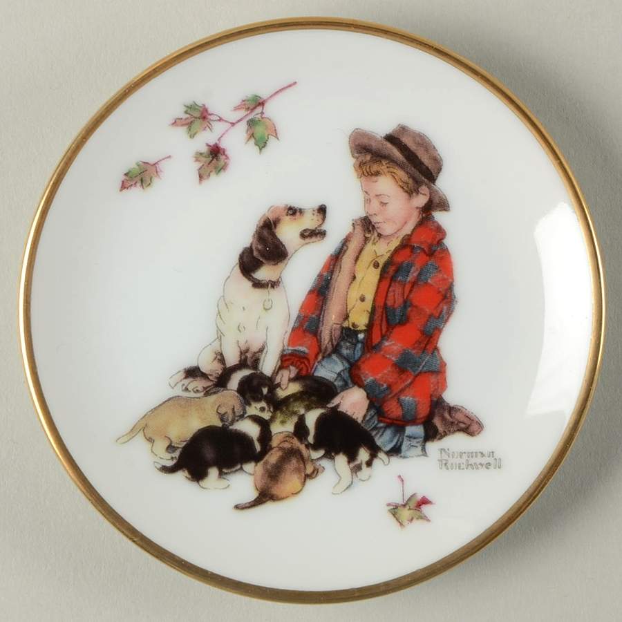 Four Seasons Miniature-Plates Pride Of Parenthood - Boxed by Fairmont Collectible-1