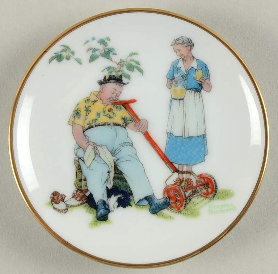 Four Seasons Miniature-Plates Cool Aid - No Box by Fairmont Collectible-1