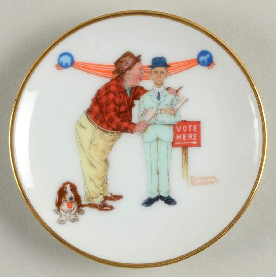 Four Seasons Miniature-Plates Final Speech - Boxed by Fairmont Collectible-1