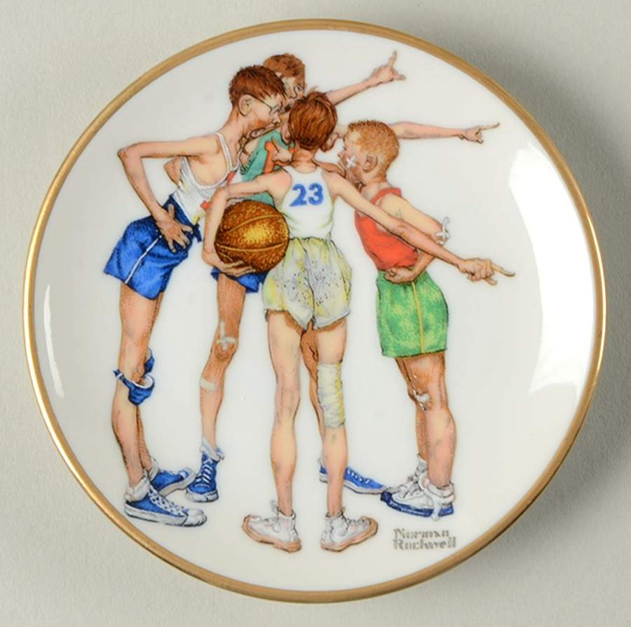 Four Seasons Miniature-Plates Oh Yeah - No Box by Fairmont Collectible-1