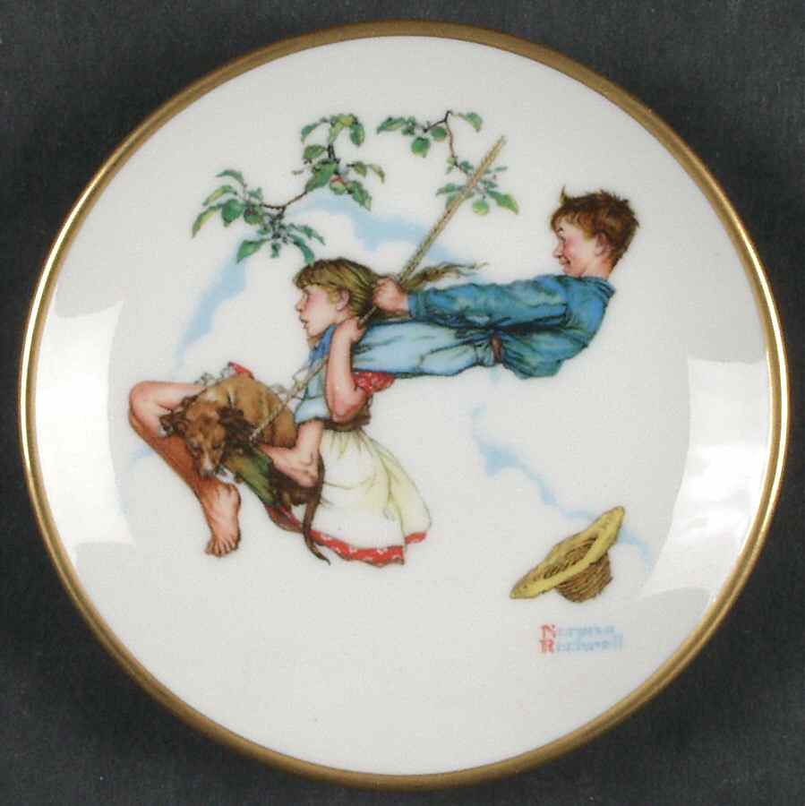 Four Seasons Miniature-Plates Flying High - No Box by Fairmont Collectible-1