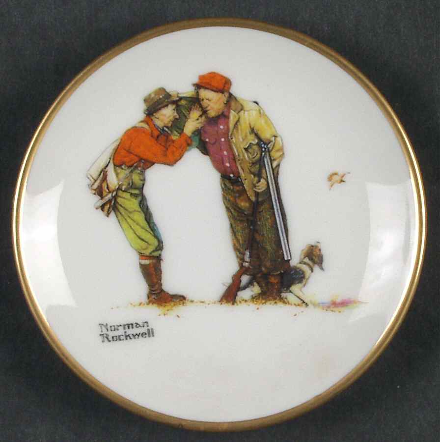 Four Seasons Miniature-Plates Costly Light - Boxed by Fairmont Collectible-1