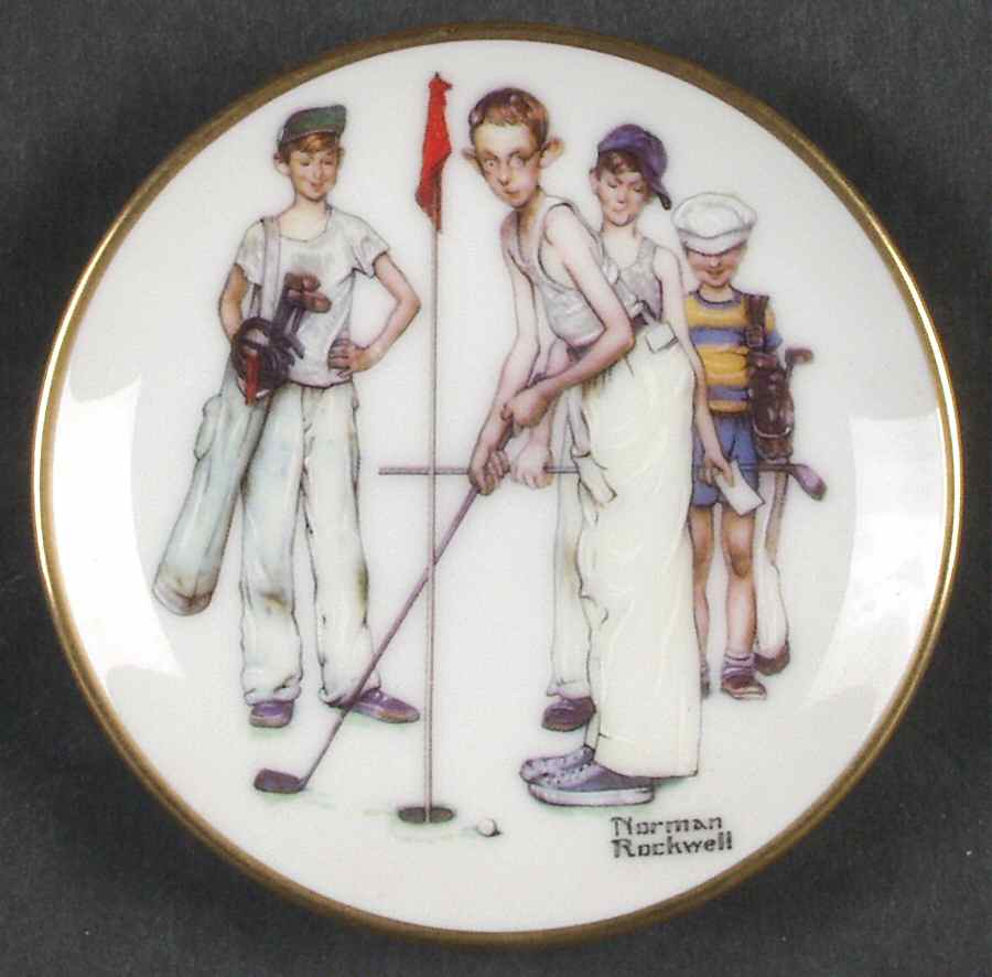 Four Seasons Miniature-Plates Missed - No Box by Fairmont Collectible-1