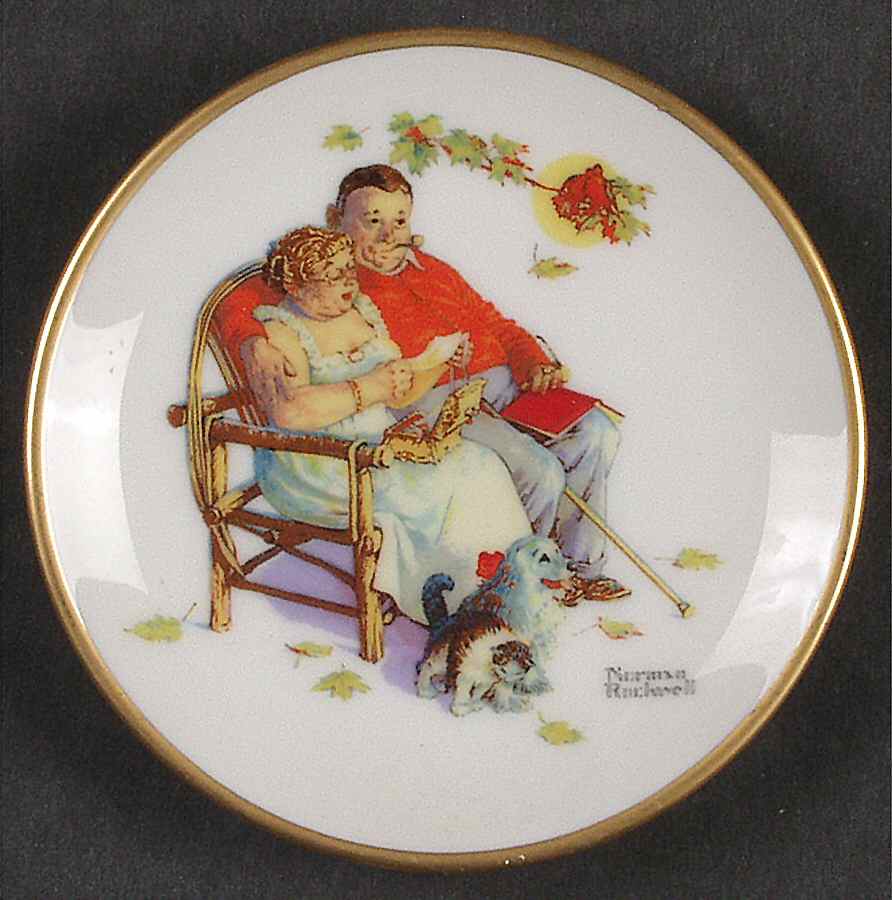Four Seasons Miniature-Plates Fondly Do We Remember - Boxed by Fairmont Collectible-1