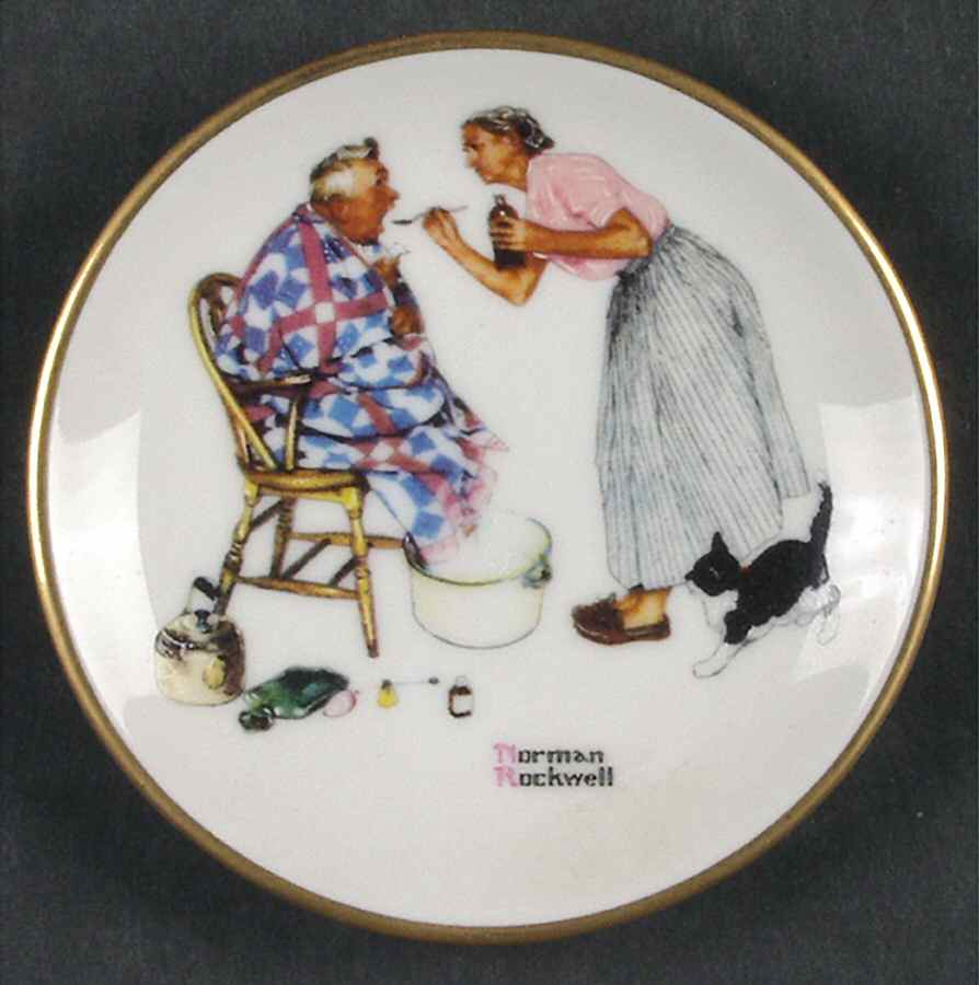 Four Seasons Miniature-Plates Spring Tonic - No Box by Fairmont Collectible-1