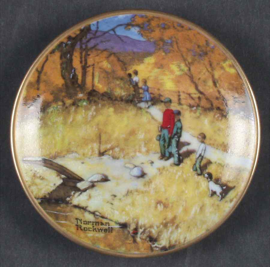 Four Seasons Miniature-Plates Sweet Memories - No Box by Fairmont Collectible-1