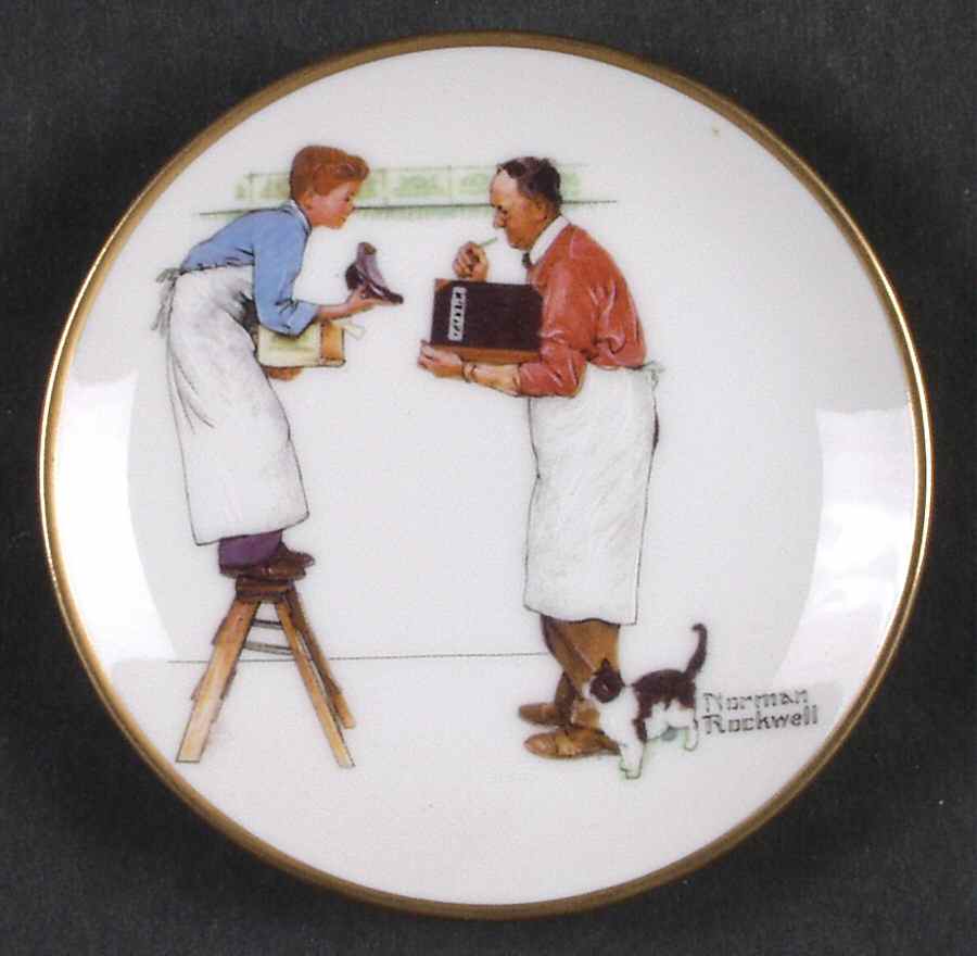 Four Seasons Miniature-Plates Year End Count - No Box by Fairmont Collectible-1
