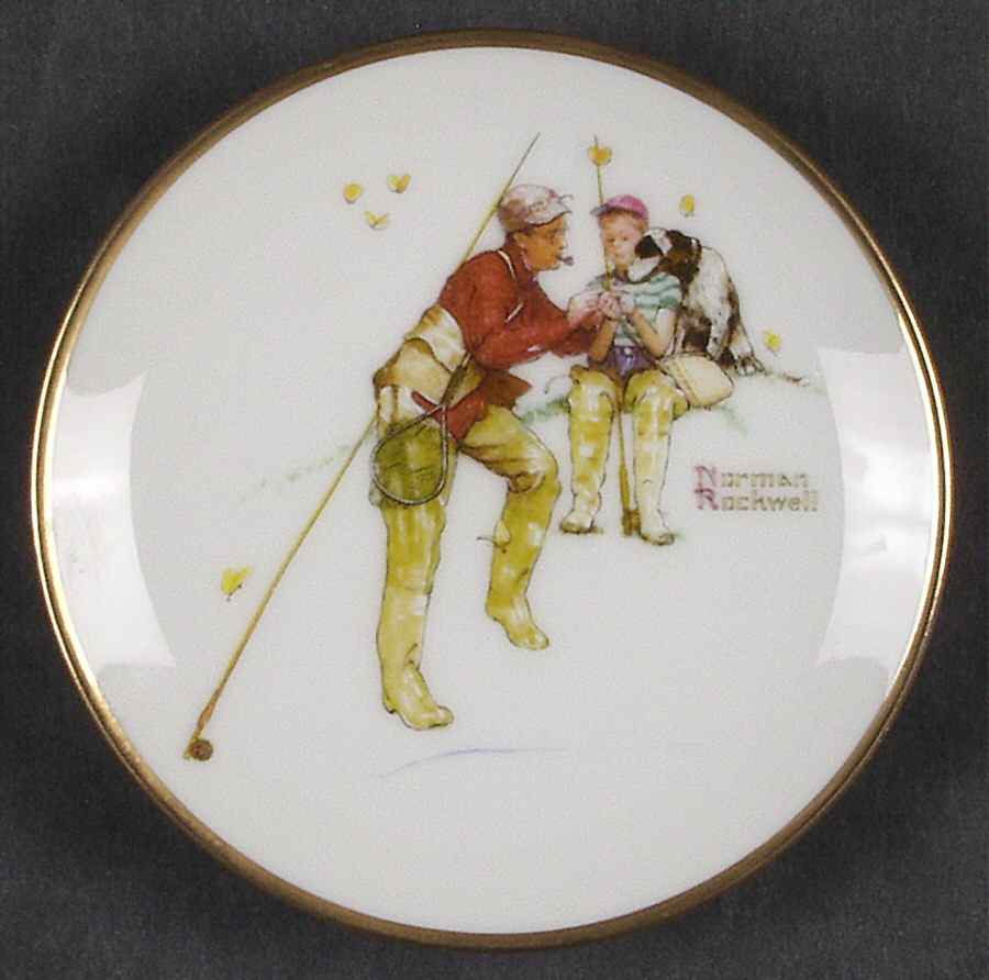 Four Seasons Miniature-Plates Trout Dinner - No Box by Fairmont Collectible-1