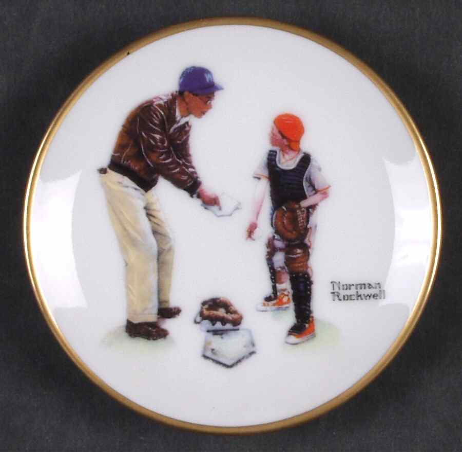 Four Seasons Miniature-Plates Big Decision - Boxed by Fairmont Collectible-1