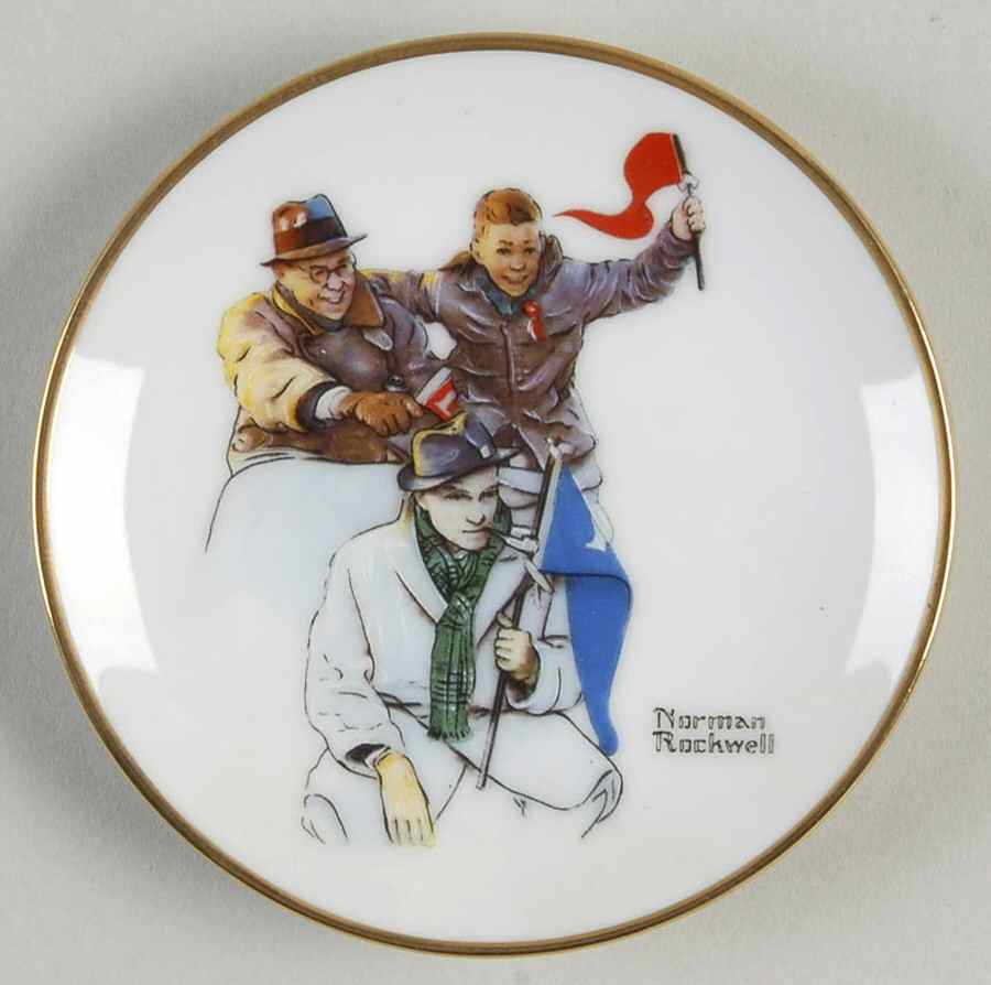 Four Seasons Miniature-Plates Cheering The Champs - Boxed by Fairmont Collectible-1