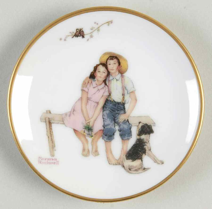 Four Seasons Miniature-Plates Sweet Serenade - No Box by Fairmont Collectible-1