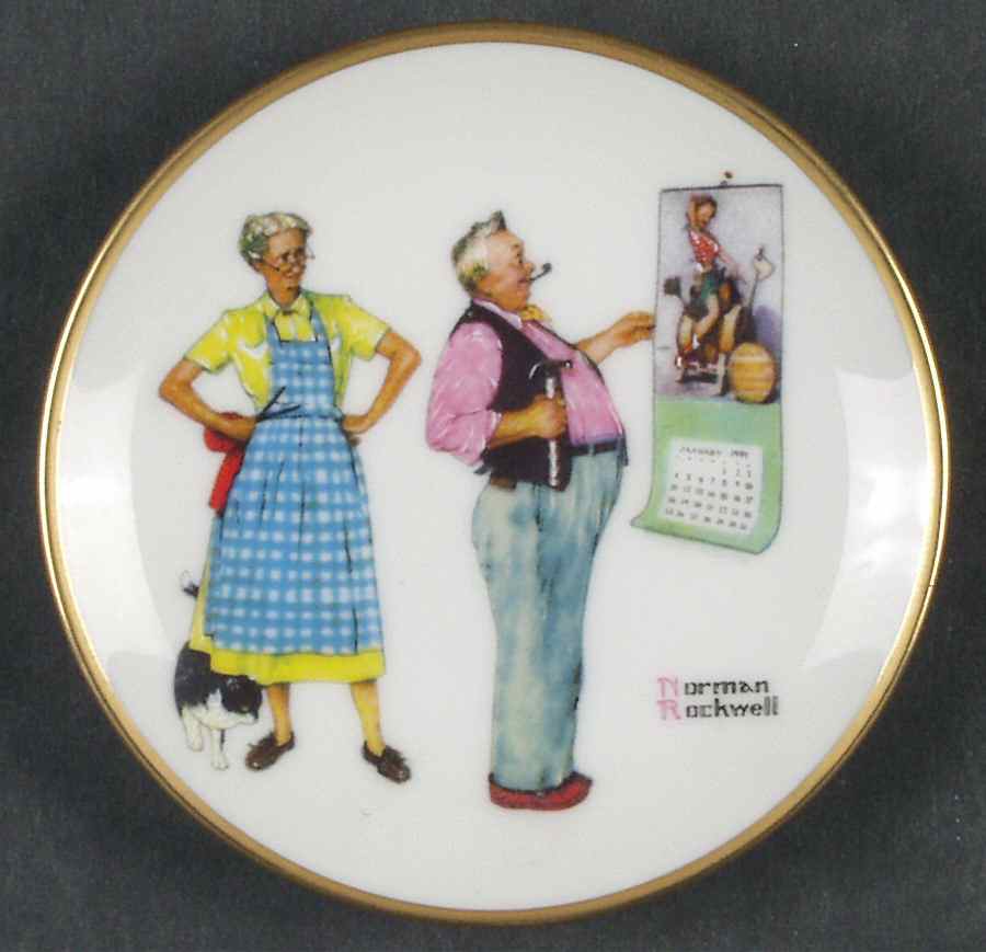 Four Seasons Miniature-Plates New Year Look - Boxed by Fairmont Collectible-1