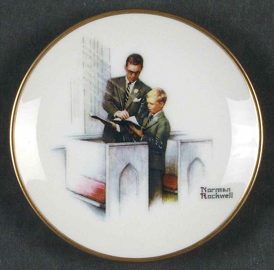 Four Seasons Miniature-Plates In His Spirit - No Box by Fairmont Collectible-1