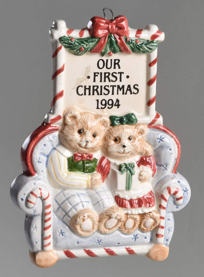 Our First Christmas-Ornament Our First Christmas-Teddies - Boxed by Fitz & Floyd-1