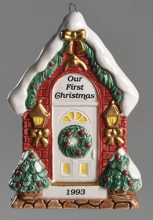 Our First Christmas-Ornament Our First Christmas,Doorway - No Box by Fitz & Floyd-1