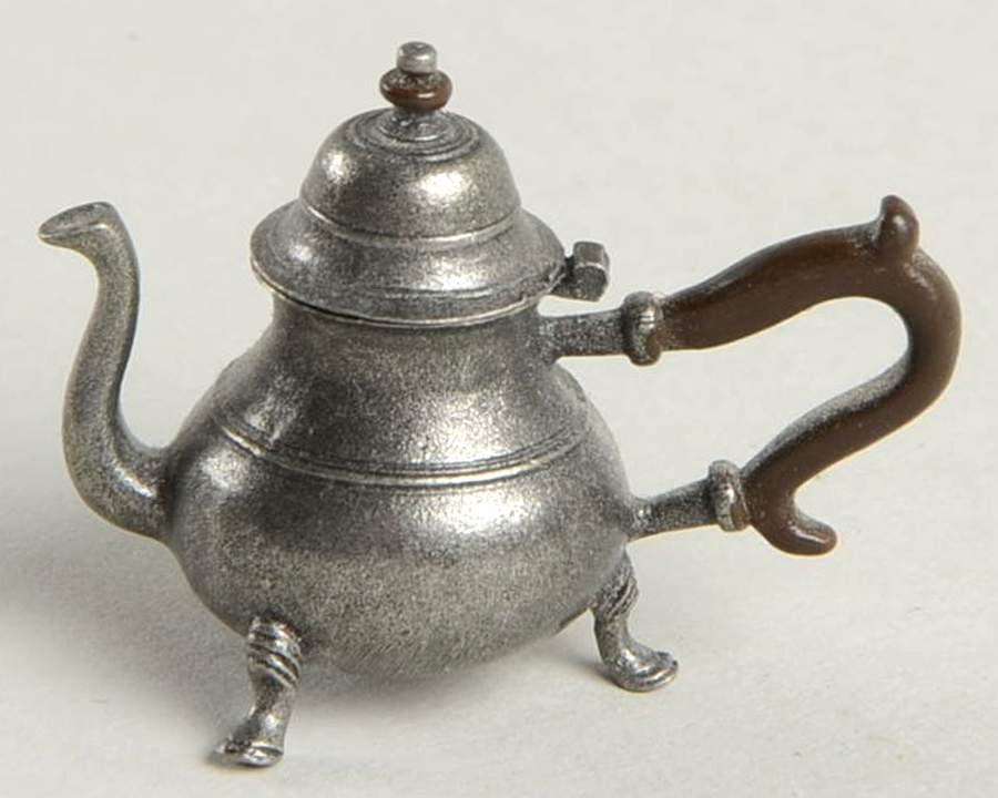 Colonial American Miniatures Queen Anne Teapot By Bradford - No Box by Franklin Mint-1