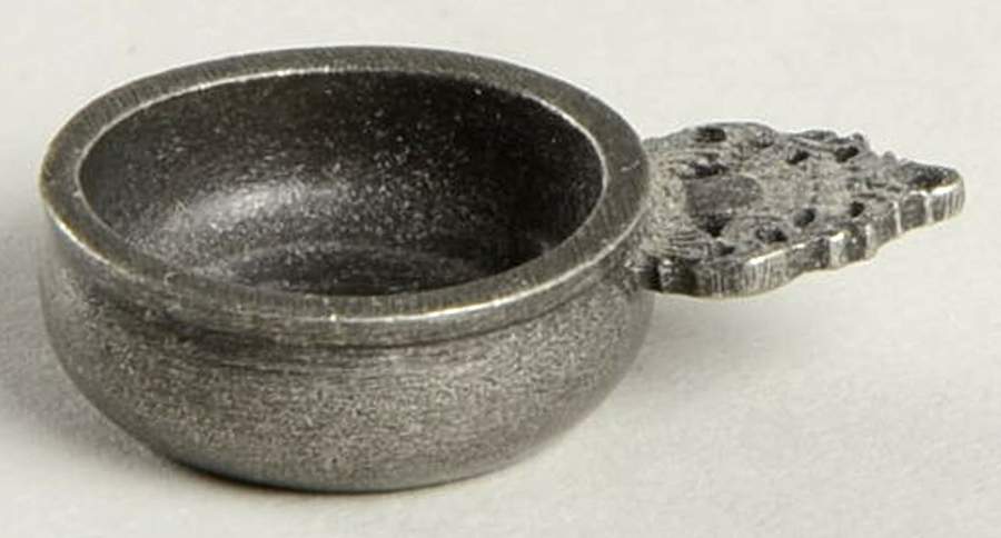 Colonial American Miniatures Crown Handled Porringer - No Box by Franklin Mint-1