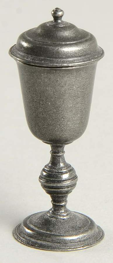 Colonial American Miniatures Covered Chalice By Heyne - No Box by Franklin Mint-1