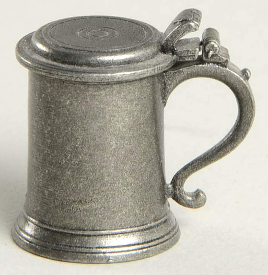 Colonial American Miniatures Flat-Topped Tankard By Young - No Box by Franklin Mint-1