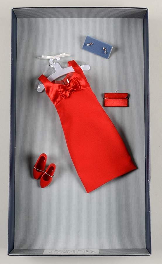 Diana Princess of Wales-Vinyl Ensemble- High Fashion Red Dress - Boxed by Franklin Mint-1