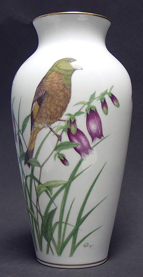 Wild Birds By Ryu Wings Of Summer - Goldfinch - No Box by Franklin Mint-1