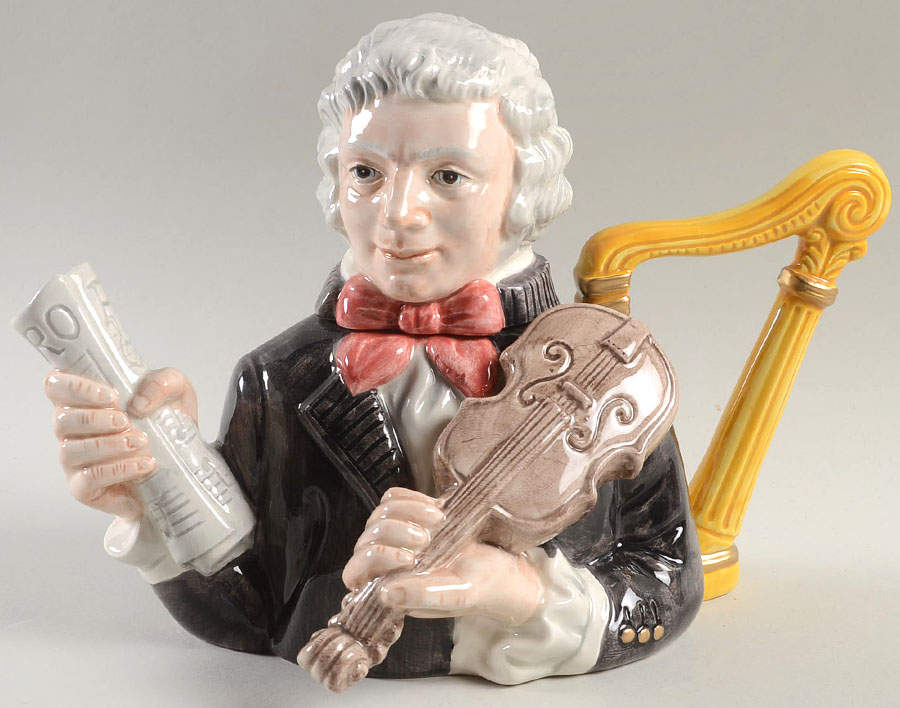 Musical Maestros Wolfgang Amadeus Mozart - No Box by Fitz & Floyd-1