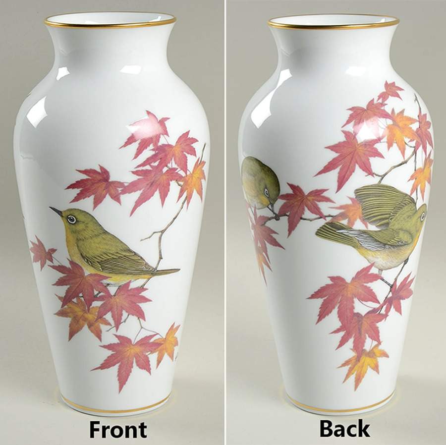 Wild Birds By Ryu Companions Of Autumn - No Box by Franklin Mint-1