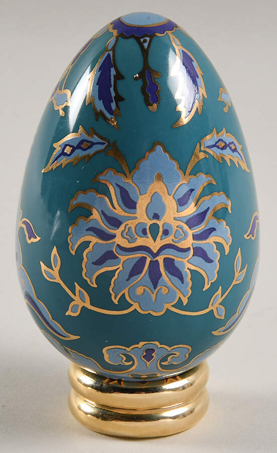 The Collector's Treasury of Eggs Turkish Tradition - No Box by Franklin Mint-1