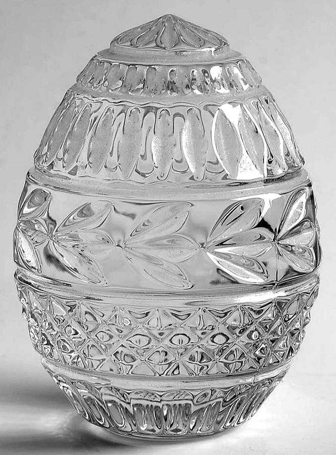 The Collector's Treasury of Eggs Cut Crystal - No Box by Franklin Mint-1