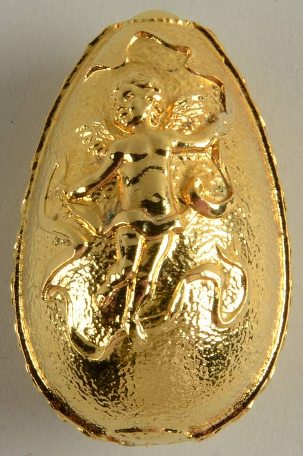 The Collector's Treasury of Eggs French Rococo-Gold - No Box by Franklin Mint-1
