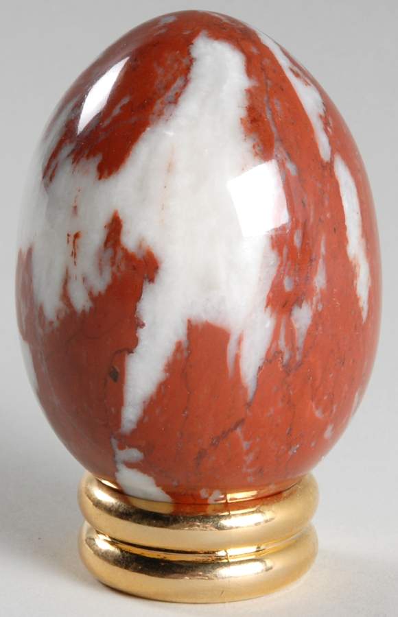 The Collector's Treasury of Eggs Carnelian Marble - No Box by Franklin Mint-1