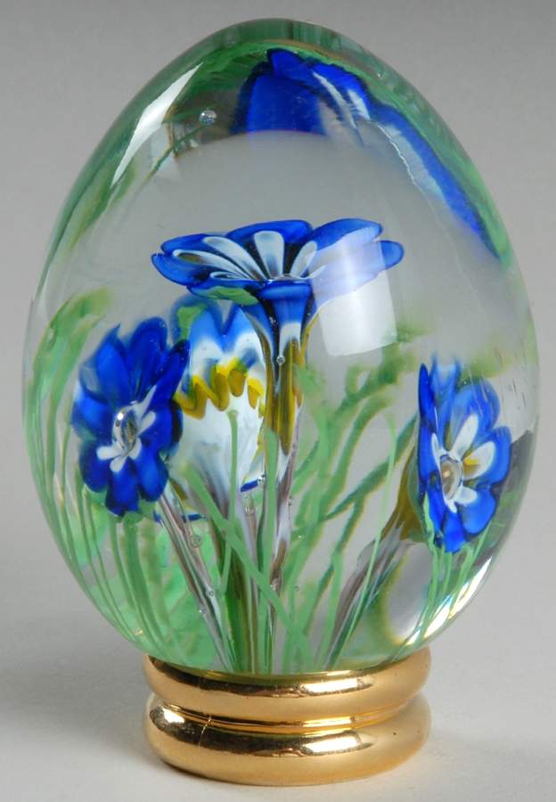 The Collector's Treasury of Eggs Crystal Flower - No Box by Franklin Mint-1