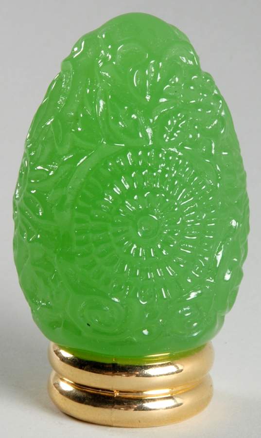 The Collector's Treasury of Eggs Chinese Jade Glass - No Box by Franklin Mint-1