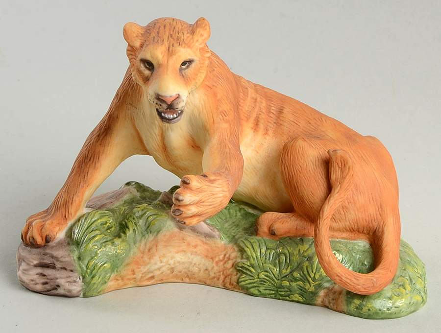The Great Cats of The World Asiatic Lioness - No Box by Franklin Mint-1