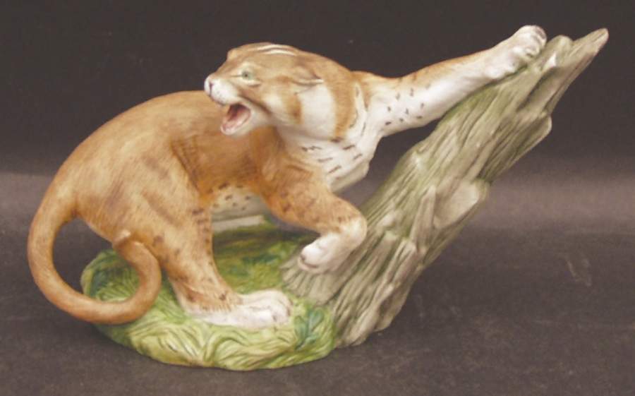 The Great Cats of The World Temmick's Golden Cat - No Box by Franklin Mint-1