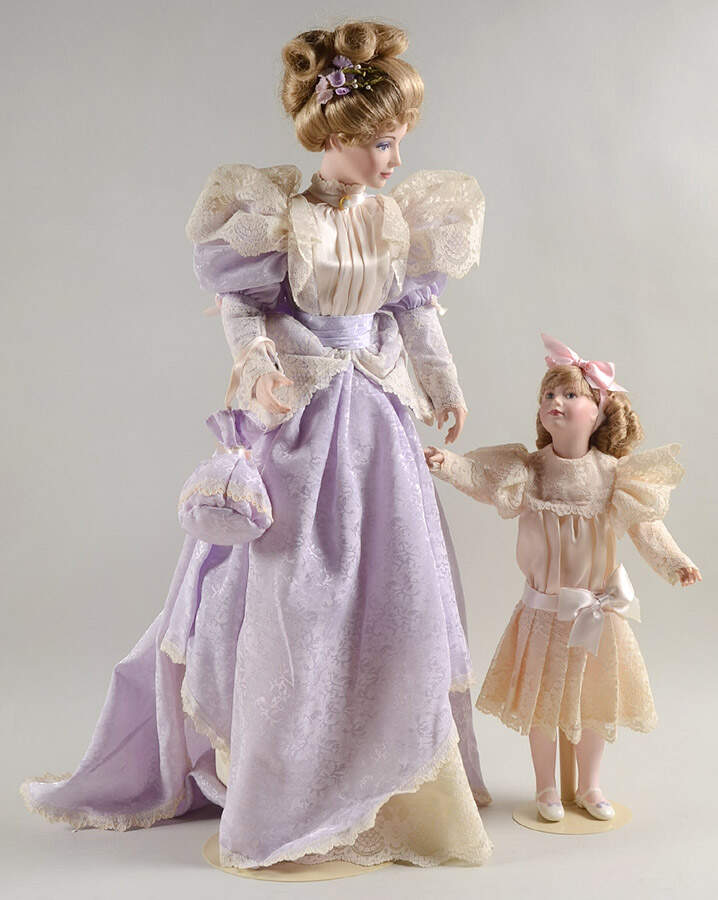 Franklin Mint Dolls Gibson Girl-Promenade - Boxed by Franklin Mint-1