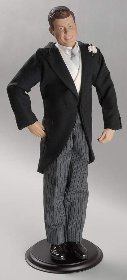Franklin Mint Dolls John F. Kennedy Groom-Porcelain - Boxed by Franklin Mint-1