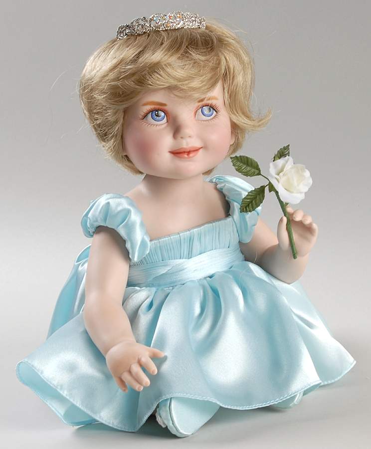 Portrait Baby Doll Collection Princess Diana Baby - No Box by Franklin Mint-1
