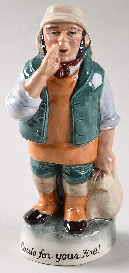 Cries of London Coal Seller - No Box by Franklin Mint-1