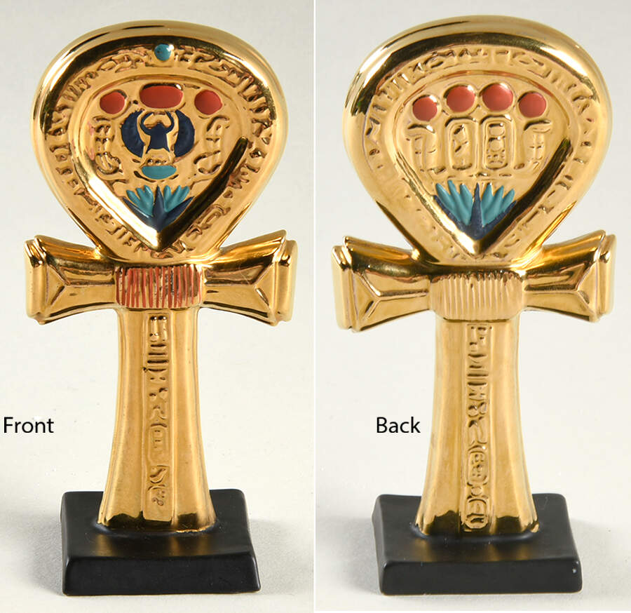 Treasures of King Tut The Mirror Case - No Box by Franklin Mint-1