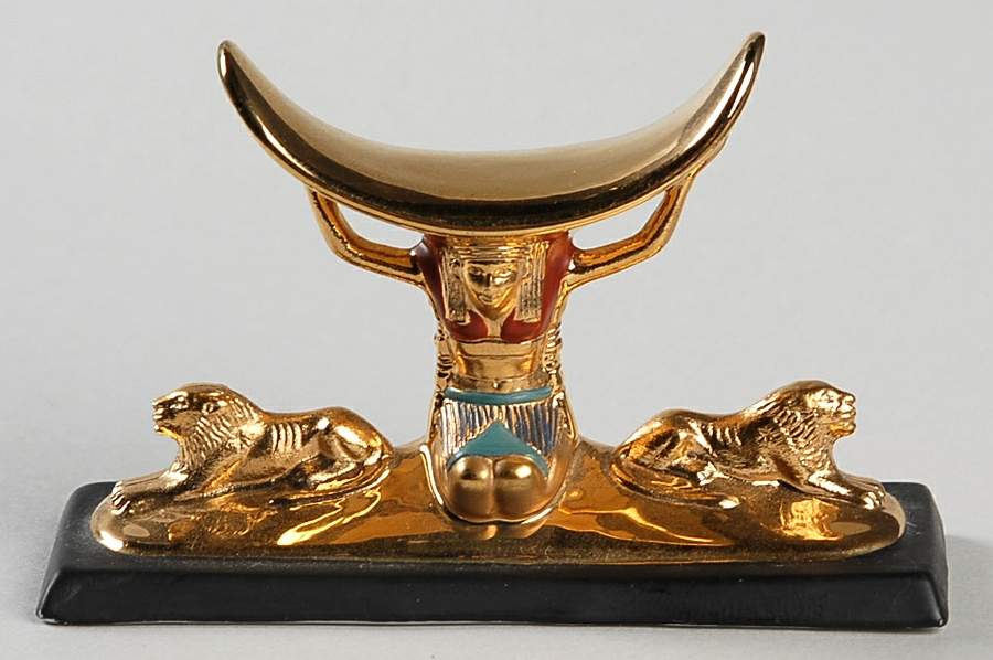 Treasures of King Tut Shu Headrest - No Box by Franklin Mint-1