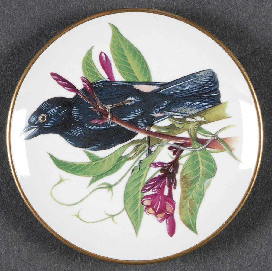 Songbirds of The World Scarlet Rumped Tanger - Boxed by Franklin Mint-1