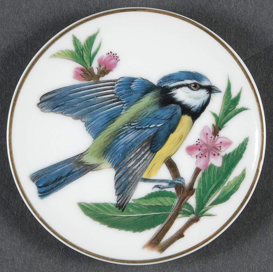 Songbirds of The World Blue Tit - Boxed by Franklin Mint-1