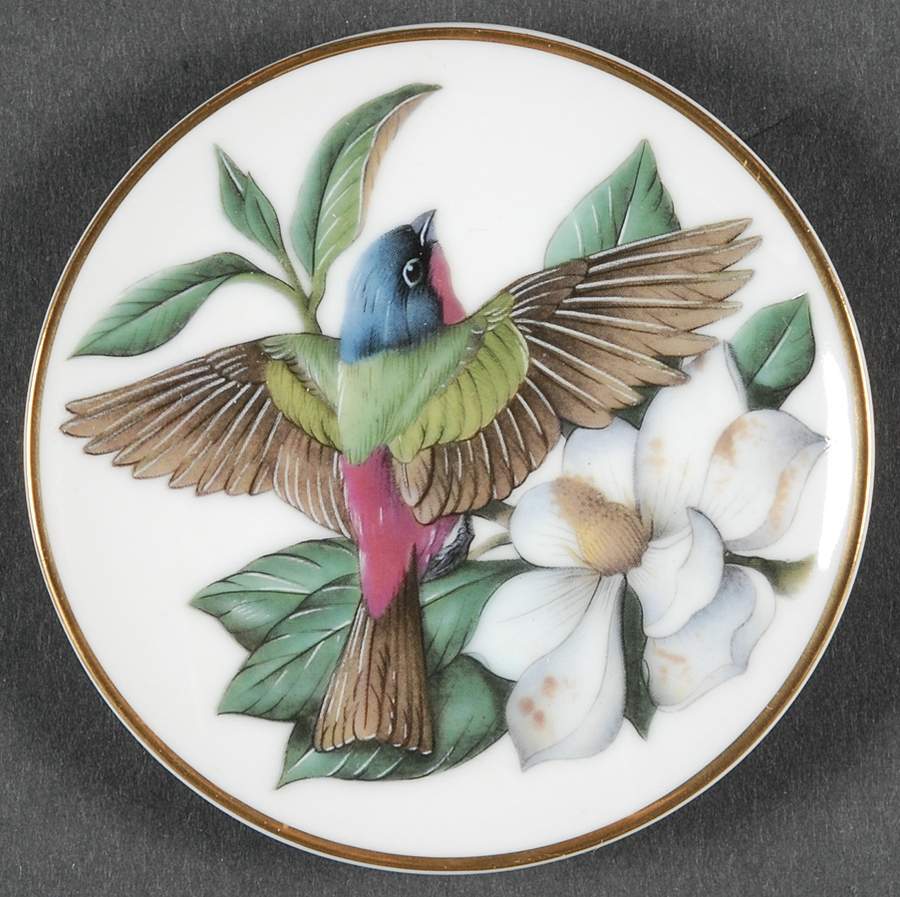 Songbirds of The World Painted Bunting - Boxed by Franklin Mint-1