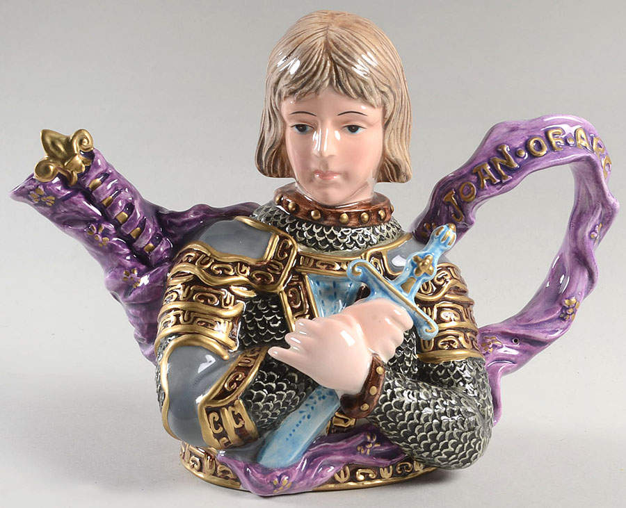 Important Women Teapot Series Joan Of Arc - Boxed by Fitz & Floyd-1