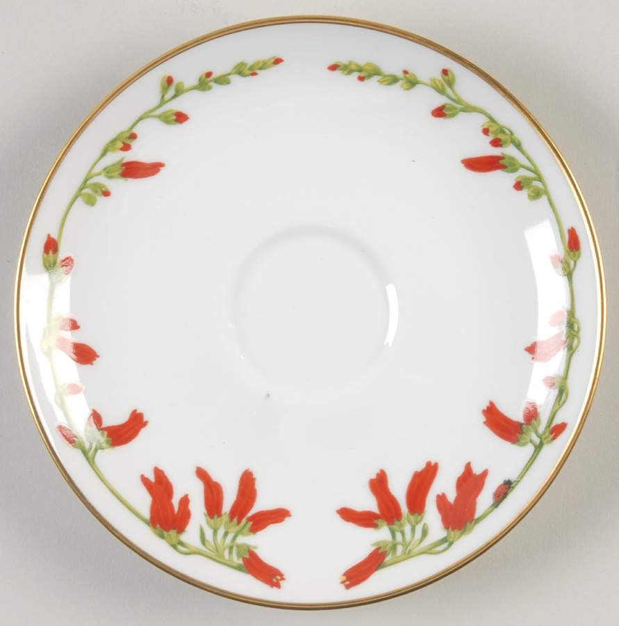 Hummingbirds of The World Costa Hummingbird Saucer - No Box by Franklin Mint-1